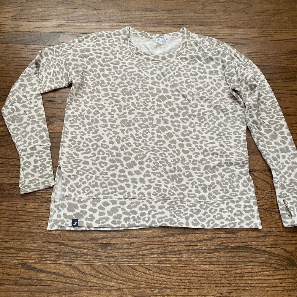 Animal Print Cozy Sweatshirt